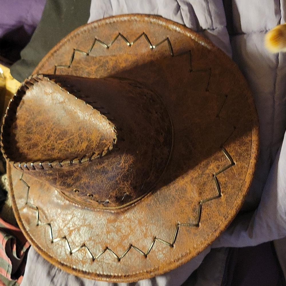 Leather Hat - image 1
